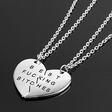 for Women Chic Best Bitches Best Friend Forever 2 Piece Break Heart Pendant Necklace Good Gifts J4U66