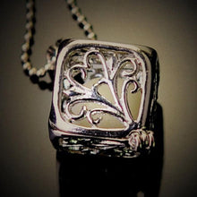 for Women Jewelry Lady Gift Charm Hollow Box Cute Locket Glow In The Dark Pendant Necklace J4U66