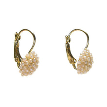for Women Girls Wedding Ear Cuff Gold Plated Piercing Jewelry  Round Imitation Pearl Beads Stud Earrings J4U66