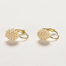 for Women Girls Wedding Ear Cuff Gold Plated Piercing Jewelry  Round Imitation Pearl Beads Stud Earrings J4U66