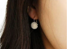 for Women Girls Wedding Ear Cuff Gold Plated Piercing Jewelry  Round Imitation Pearl Beads Stud Earrings J4U66