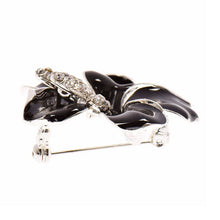 for women Wedding Bridal Brooch Pins Girls Gifts 6 Colors Flowers Enamel Rhinestone Crystal Flower Lily Brooches J4U66