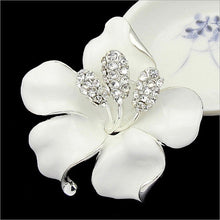 for women Wedding Bridal Brooch Pins Girls Gifts 6 Colors Flowers Enamel Rhinestone Crystal Flower Lily Brooches J4U66