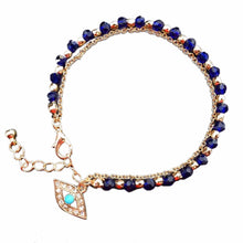 glod evil eye charm bracelet red and blue beads with hamsa hand turkish kabbalah evil eye bracelet hand of fatima bracelet J4U66