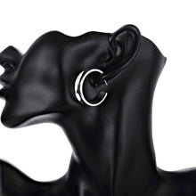 half round stud earings silver plated jewelry earrings for women silver plated earrings smte07 J4U66