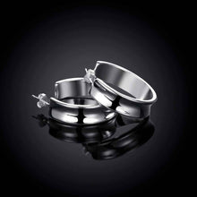 half round stud earings silver plated jewelry earrings for women silver plated earrings smte07 J4U66