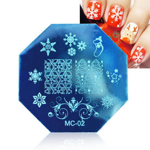 hehe Stamping Plates Cute Pattern DIY Image Stamp Stamping Plates Manicure Template Nail Art Plate J4U66