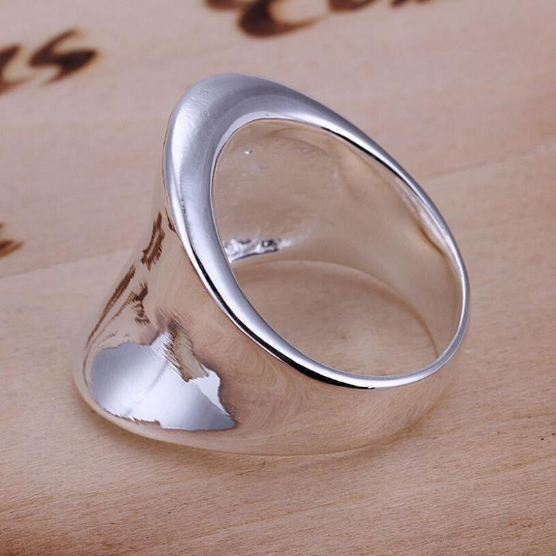 jewelry silver plated Ring Fine Thumb Ring Women & Men Gift Silver Jewelry Finger Rings  J4U66