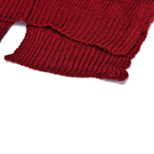korean style long sleeve casual crop sweater women Red sweaters pullovers slim solid knitted jumpers sweter mujer J4U66