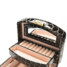 mini earrings ring Bracelet box Luxury Leather case for jewlery gift box jewelry display casket jewelry organizer J4U66