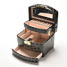 mini earrings ring Bracelet box Luxury Leather case for jewlery gift box jewelry display casket jewelry organizer J4U66
