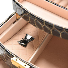 mini earrings ring Bracelet box Luxury Leather case for jewlery gift box jewelry display casket jewelry organizer J4U66