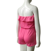 fashion casual regular Pink Women Sexy romper tops elastic slim short sleeveless Women Shirts bodysuit jumpsuit J4U66