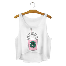 women vest crop tops t-Shirts sexy girls emoji print tops 3d print sleeveless tank tops J4U66