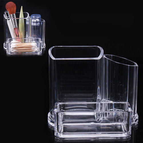 Clear Acrylic Makeup Cosmetic Organizer Lipstick Brush Display Holder Stand ping J4U66