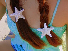 Europe Fashion Women Lady Girls Pretty Natural Starfish Star Beige Hair Clipping J4U66