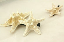 Europe Fashion Women Lady Girls Pretty Natural Starfish Star Beige Hair Clipping J4U66