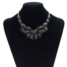 Fashion Women Vinatge Brief Charm Choker Pendant Necklace Yellow Black  J4U66