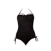 sexy connected elastic bikini set for girls one pieces patchwork swimwearc32 J4U66