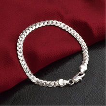 silver snake 5 mm Width bracelet/bangle Jewelry crystal trendy men bracelets  J4U66