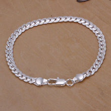 silver snake 5 mm Width bracelet/bangle Jewelry crystal trendy men bracelets  J4U66