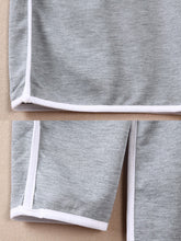 t-shirtss women t-shirts batwing long sleeve contrast line o neck loose top casual camisetas mujer J4U66