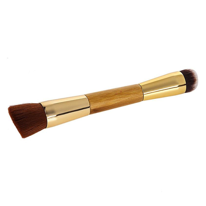 the slenderizer bamboo contouring brush Synthetic Hair powder makeup brushes kit pinceis J4U66