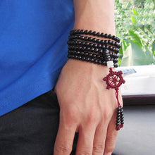 valentine's Gift 216 beads Wood Prayer Bead Mala Bracelet Women Men jewelry 6mm Natural Sandalwood Buddhist Buddha Meditation J4U66