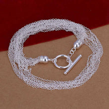 silver plated chain 10 line to necklaces pendants for women men jewelry smtn232 J4U66