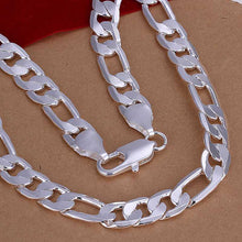 silver plated chain 12m three jane necklaces pendants for women men jewelry smtn1 J4U66