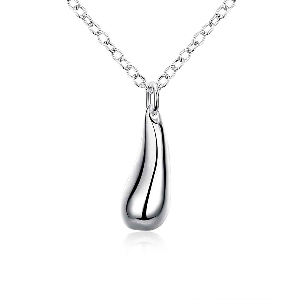 silver plated chainlets necklaces pendants for women men jewelry smtn177 J4U66