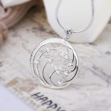 silver plated chain fireworks crystal necklaces pendants for women men jewelry smtn437 J4U66
