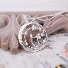 silver plated chain fireworks crystal necklaces pendants for women men jewelry smtn437 J4U66