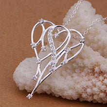 silver plated chain insets meteor love necklaces pendants for women men jewelry smtn3 J4U66