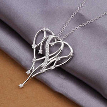 silver plated chain insets meteor love necklaces pendants for women men jewelry smtn3 J4U66