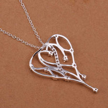 silver plated chain insets meteor love necklaces pendants for women men jewelry smtn3 J4U66