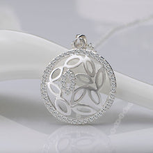 silver plated chain mouth in circle necklaces pendants for women men jewelry smtn543 J4U66