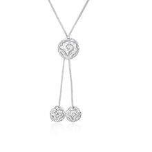 silver plated chain snake chain rose pendant necklaces pendants for women men jewelry smtn03 J4U66