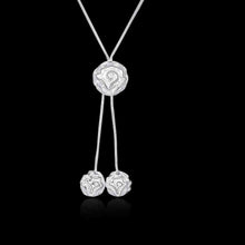 silver plated chain snake chain rose pendant necklaces pendants for women men jewelry smtn03 J4U66