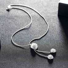 silver plated chain snake chain rose pendant necklaces pendants for women men jewelry smtn03 J4U66