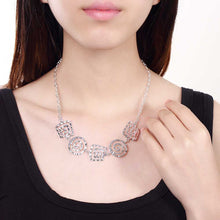 silver plated chain thread necklaces pendants for women men jewelry smtn350 J4U66