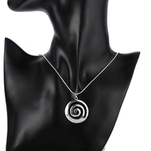 silver plated chain whirlwind necklaces pendants for women men jewelry smtn540 J4U66