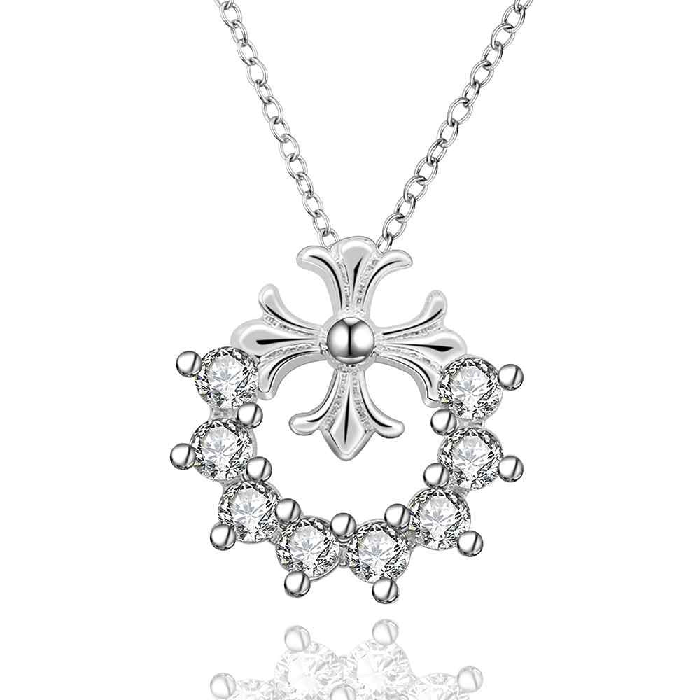 silver plated chain furit star necklaces pendants for women men jewelry smtn5 J4U66