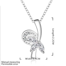 silver plated chain gift as wund necklaces pendants for women men jewelry smtn54 J4U66