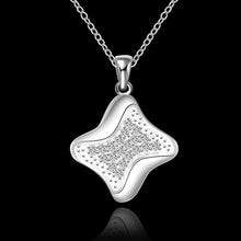 silver plated chain like star or not necklaces pendants for women men jewelry smtn25 J4U66
