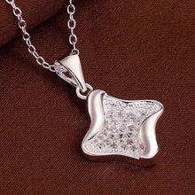 silver plated chain like star or not necklaces pendants for women men jewelry smtn25 J4U66
