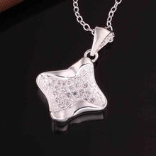silver plated chain like star or not necklaces pendants for women men jewelry smtn25 J4U66