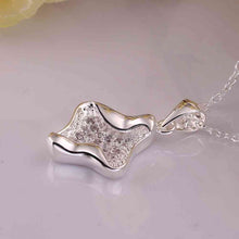 silver plated chain like star or not necklaces pendants for women men jewelry smtn25 J4U66