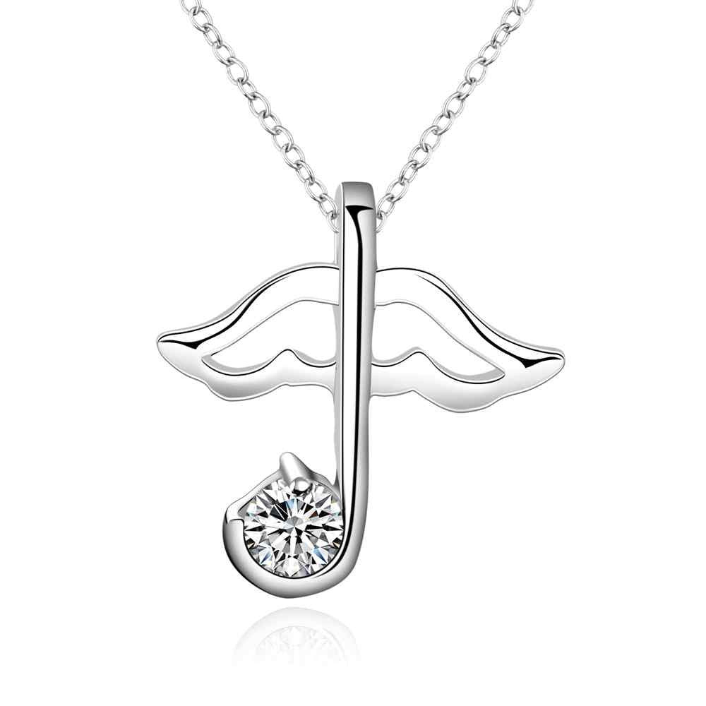 silver plated chain umbrella necklaces pendants for women men jewelry smtn57 J4U66
