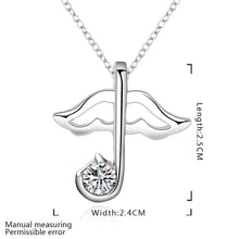 silver plated chain umbrella necklaces pendants for women men jewelry smtn57 J4U66
